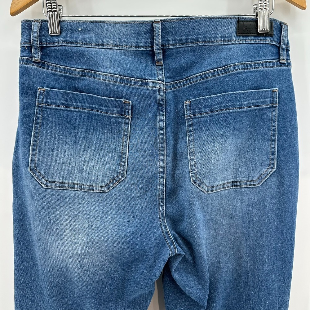 Nicole Miller New York Soho Jeans Womens 10 Blue Denim High Rise Bootcut Stretch - Picture 3 of 10